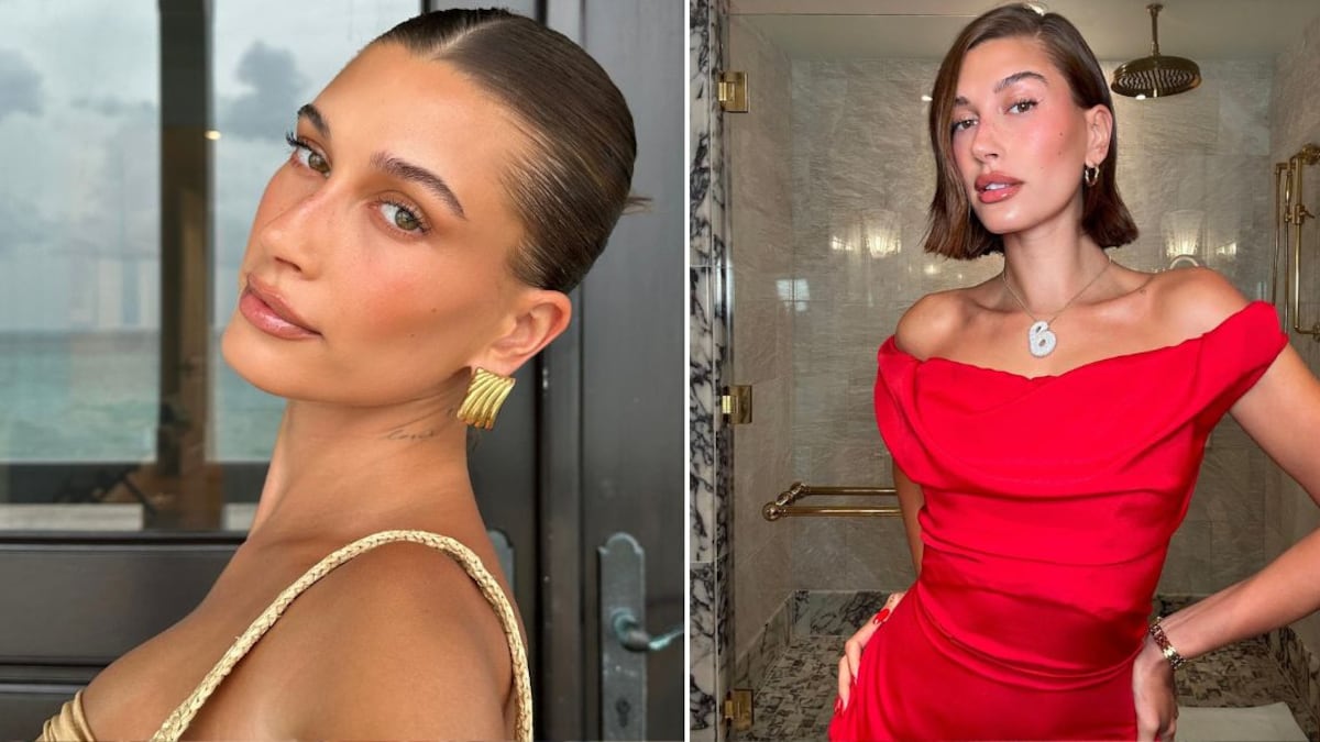 Hailey Bieber es la imagen de la nueva campaña navideña de Calvin Klein