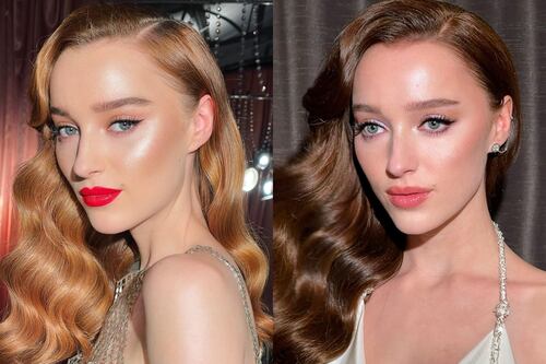 Phoebe Dynevor, de “Bridgerton”, derrocha elegancia en un vestido de seda marfil