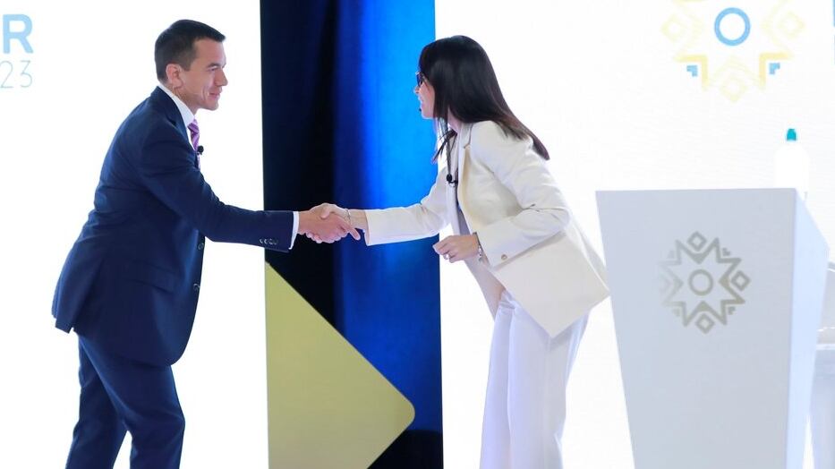 Daniel Noboa y Luisa González