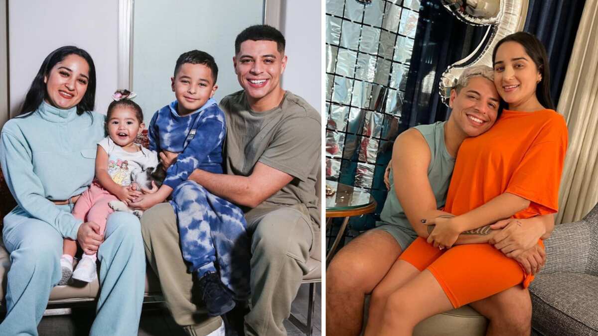 Eduin Caz y su esposa