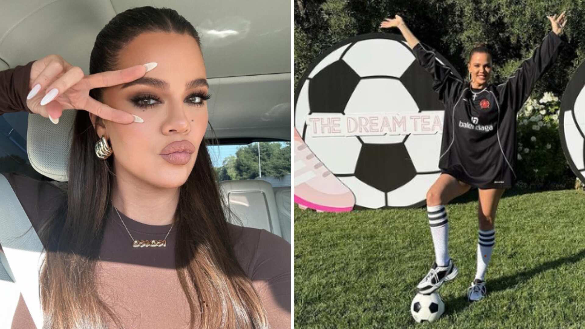 Khloé Kardashian se llena de críticas por robarle protagonismo a su sobrina que cumplió 8 años.