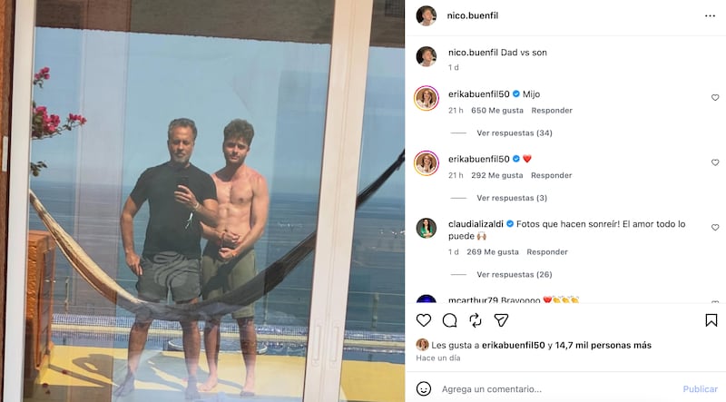 Nicolás Buenfil y su padre, Ernesto Zedillo Jr.