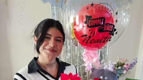 Nathaly Mafla dejó su celular a un amigo y desapareció tras ingresar al baño de su universidad en Quito. Foto: Cortesía de la familia de Nathaly a Metro Ecuador