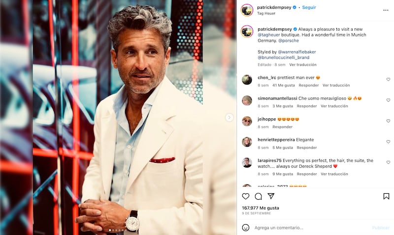 Patrick Dempsey es nombrado el 'Hombre vivo más sexy de 2023'