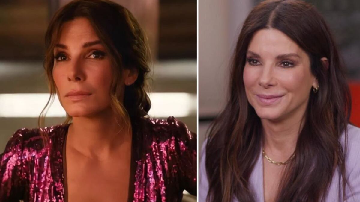 Sandra Bullock se muestra al natural en casa, y le llueven los halagos