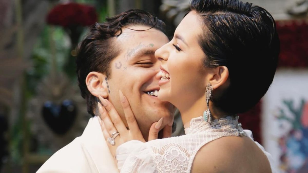 Ángela Aguilar celebró el primer mes de su boda con Christian Nodal con video inédito.