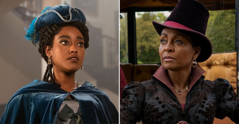 Arsema Thomas y Adjoa Andoh en 'Queen Charlotte'