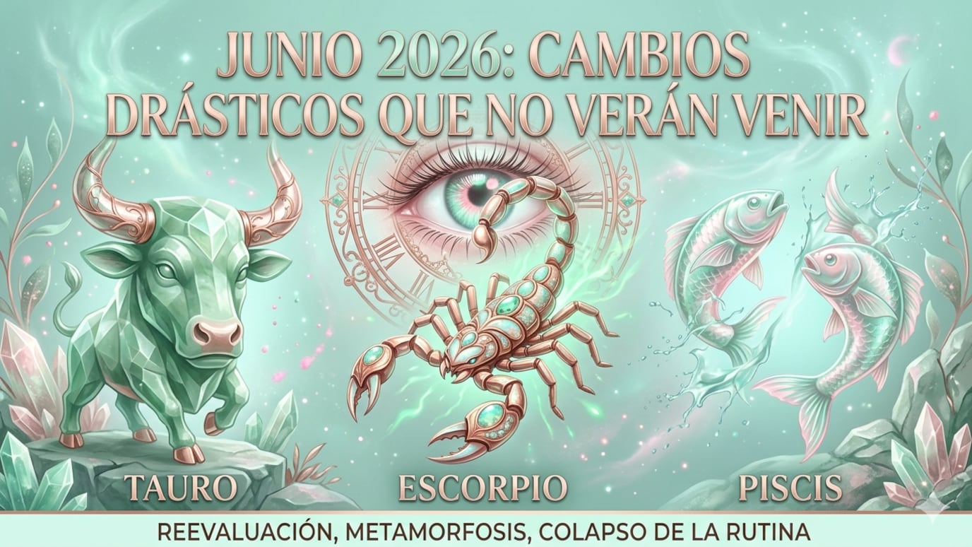 3 signos del zodiaco presenciarán cambios drásticos en junio