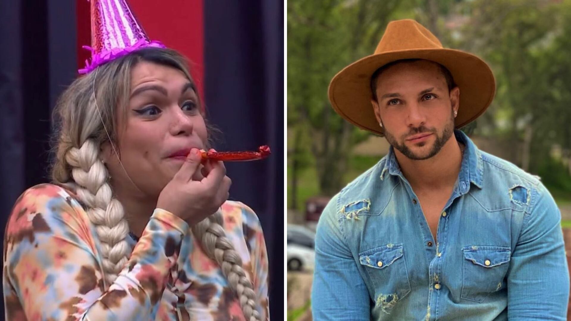 Wendy Guevara y Nicola Porcella en La casa de los famosos México.