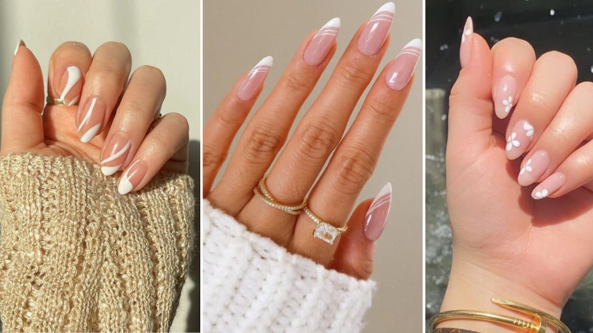 Diseños de uñas blancas elegantes