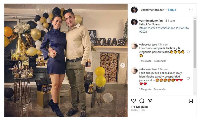 Livia Brito y Mariano Martínez se conocieron entrenando juntos