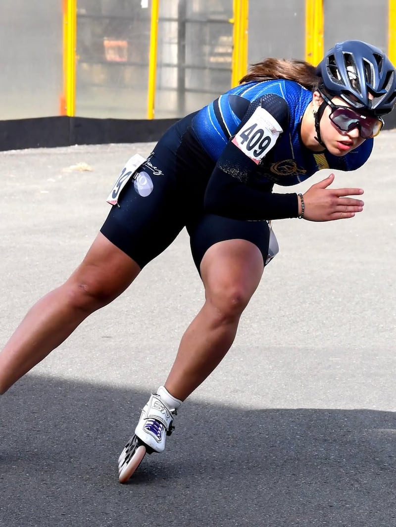 Martina Ramírez, orgullo ecuatoriano: la patinadora cuencana que apunta al Mundial