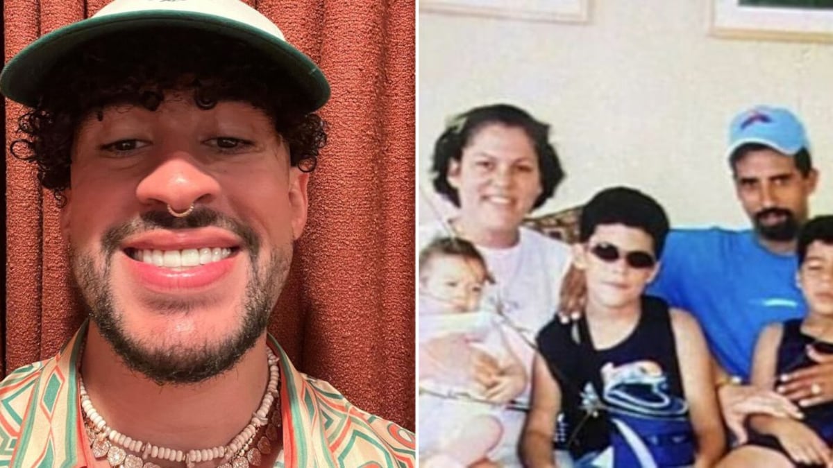 Bad Bunny tiene dos hermanos menores