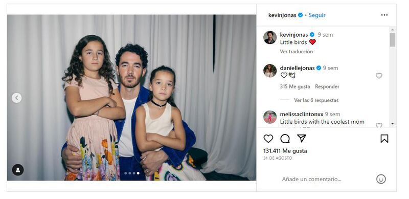 Kevin Jonas es un padre y esposo dedicado a su familia