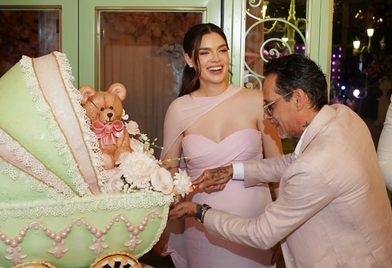 Nadia Ferreira y Marc Anthony (Captura de pantalla, redes sociales)