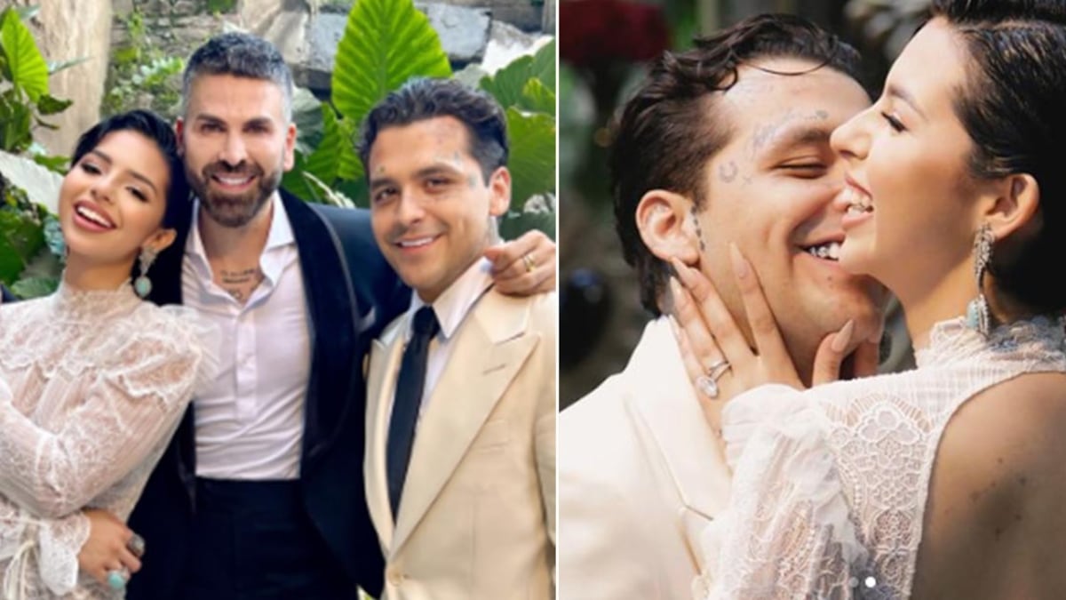 Nodal y Ángela Aguilar boda