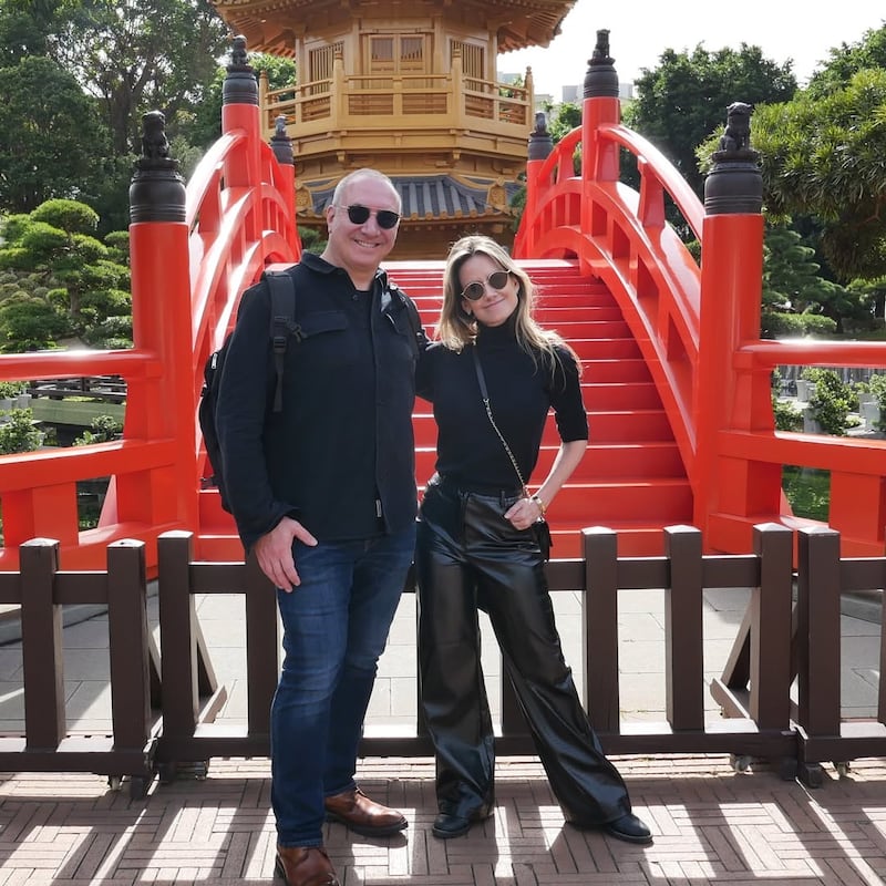 Altair Jarabo presumió su viaje a Hong Kong junto a su esposo Frédéric García