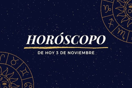 Horóscopo de hoy 3 de noviembre: el universo te guía para tomar decisiones con el corazón