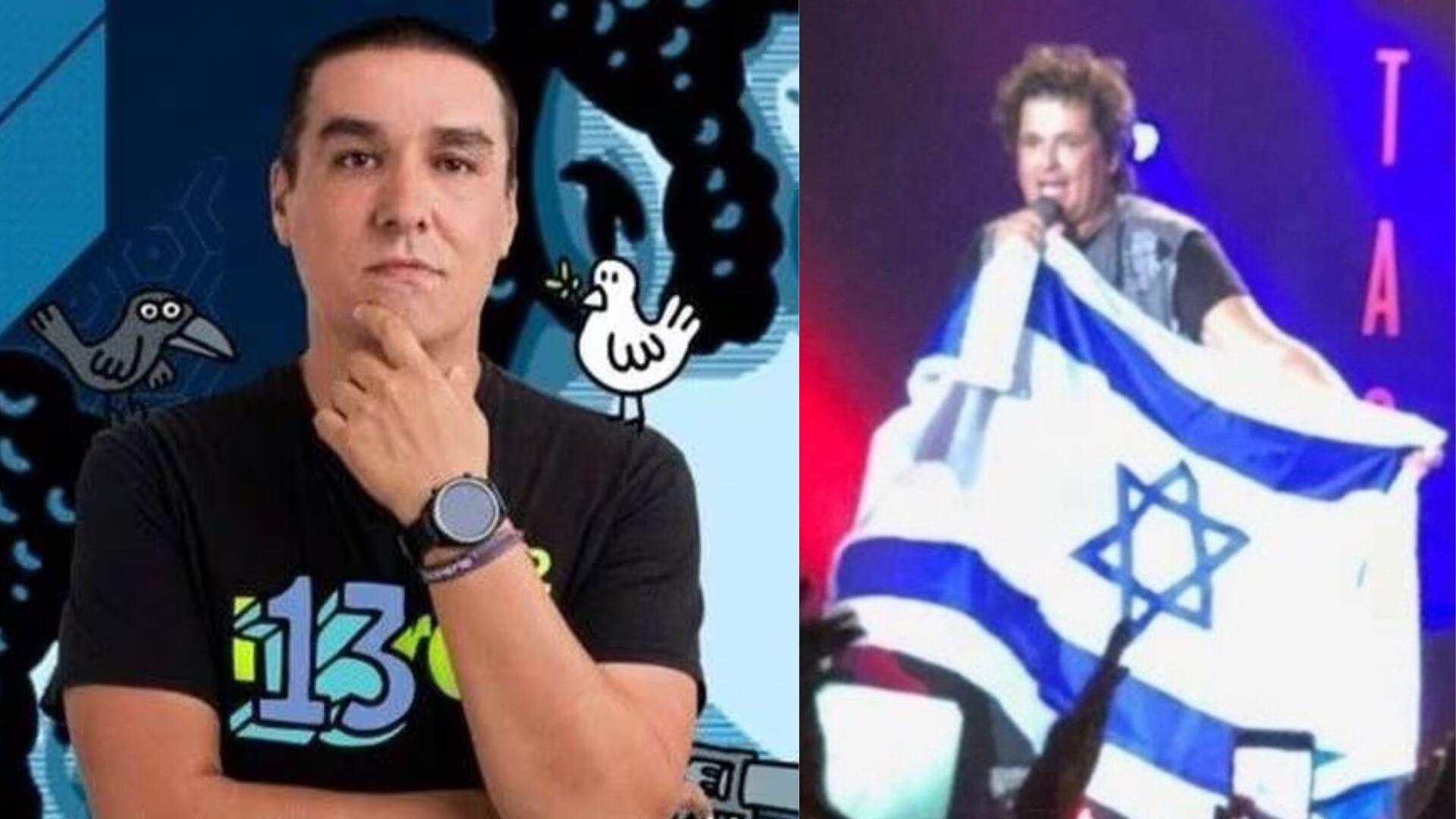 Matador en contra de Carlos Vives por ondear bandera de Israel en concierto