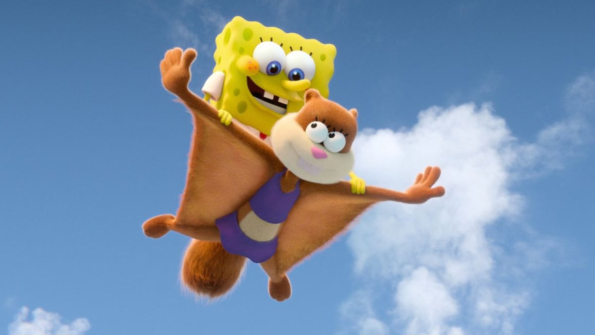 Escena de 'Al rescate de Fondo de Bikini: la película de Arenita Mejillas'