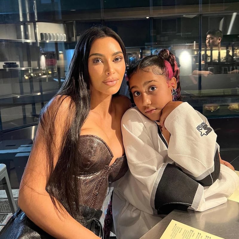 Kim Kardashian y North West