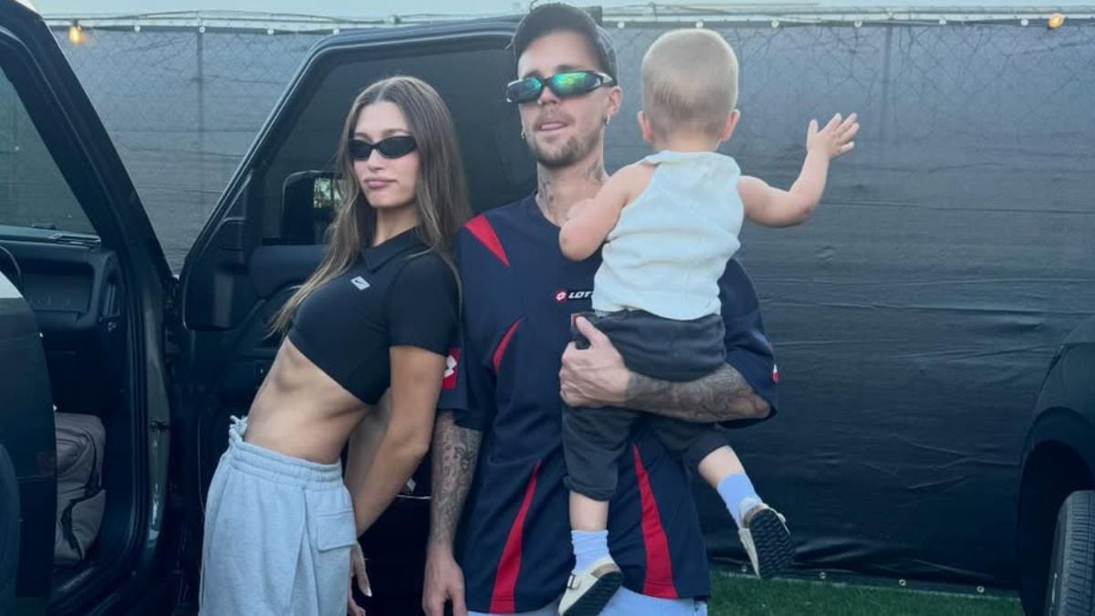 Hailey Bieber enterneció a internet al compartir un dulce video junto a su hijo Jack Blues.
