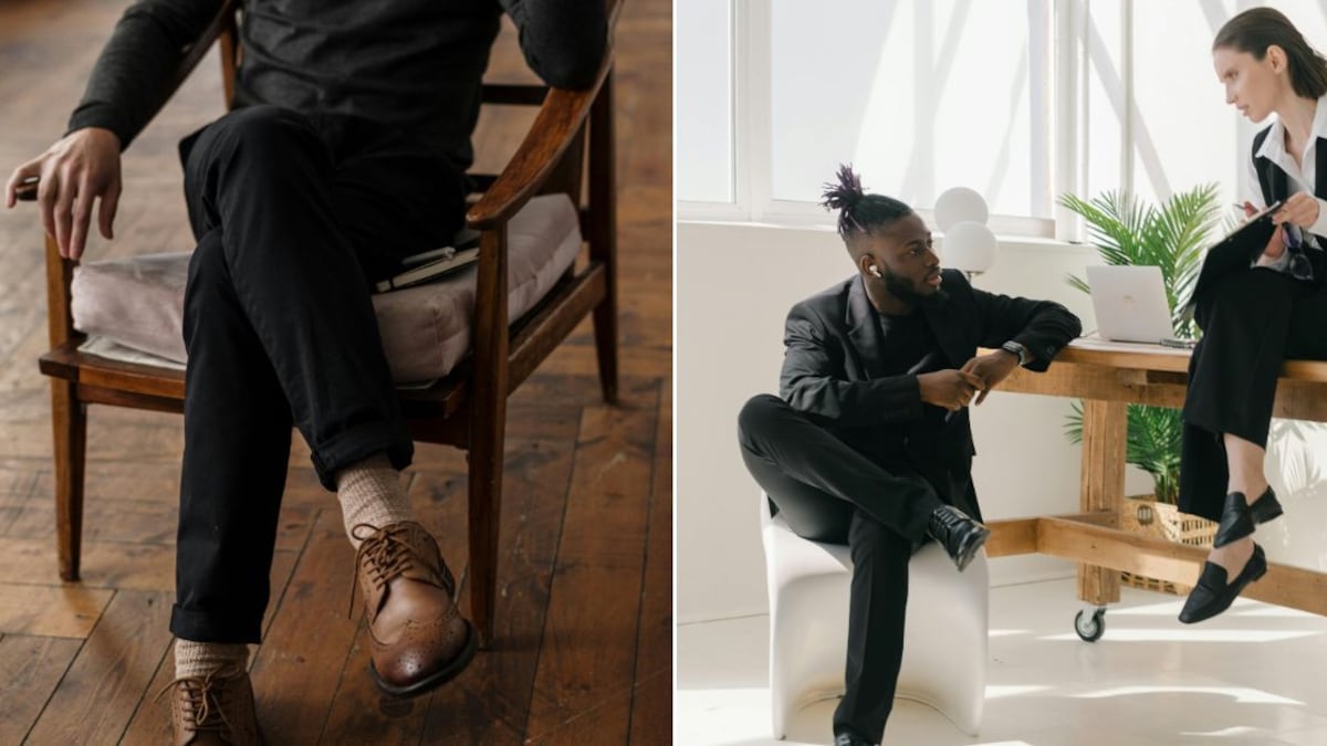 Qué significa cuando un hombre cruza las piernas