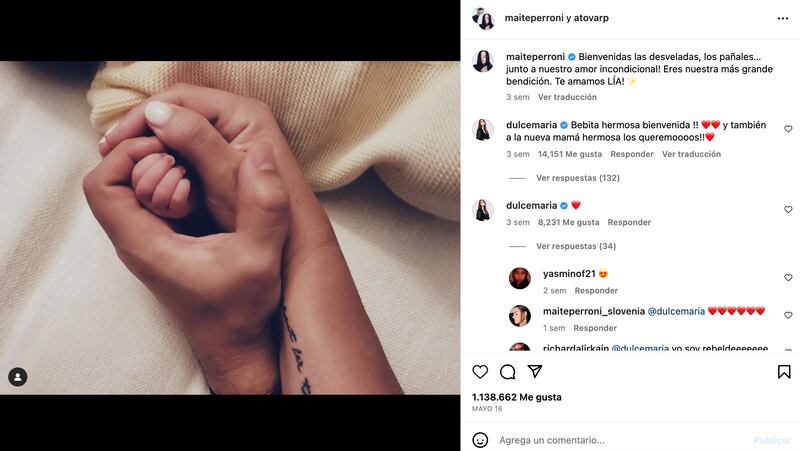 Andrés Tovar no deja de revelar más detalles de su faceta paternal junto a Maite Perroni.