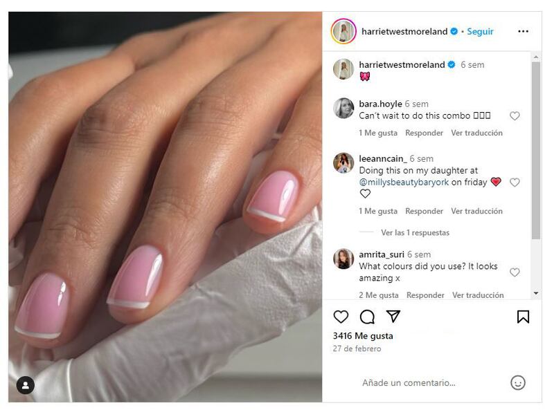 Las 'bubblegum nails' son la última tendencia en cuanto a manicura primaveral