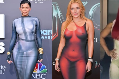 Famosas prueban la arriesgada tendencia de mostrarse ‘desnudas’ con ropa que está dividiendo opiniones