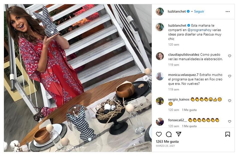 Luz Blanchet es una figura reconocida en la televisión mexicana