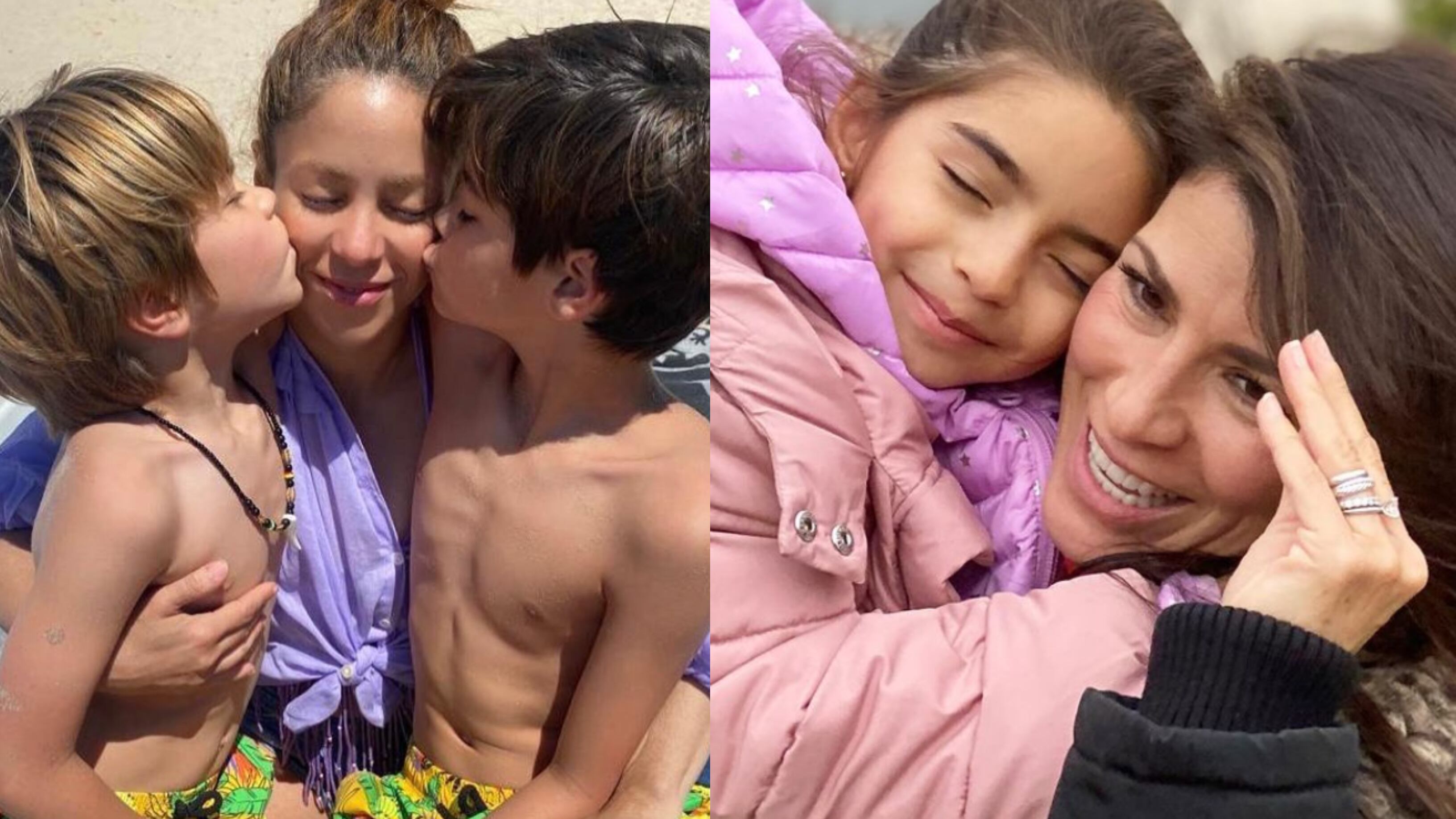 Shakira y Alessandra Rosaldo son las mamás más queridas de la farándula