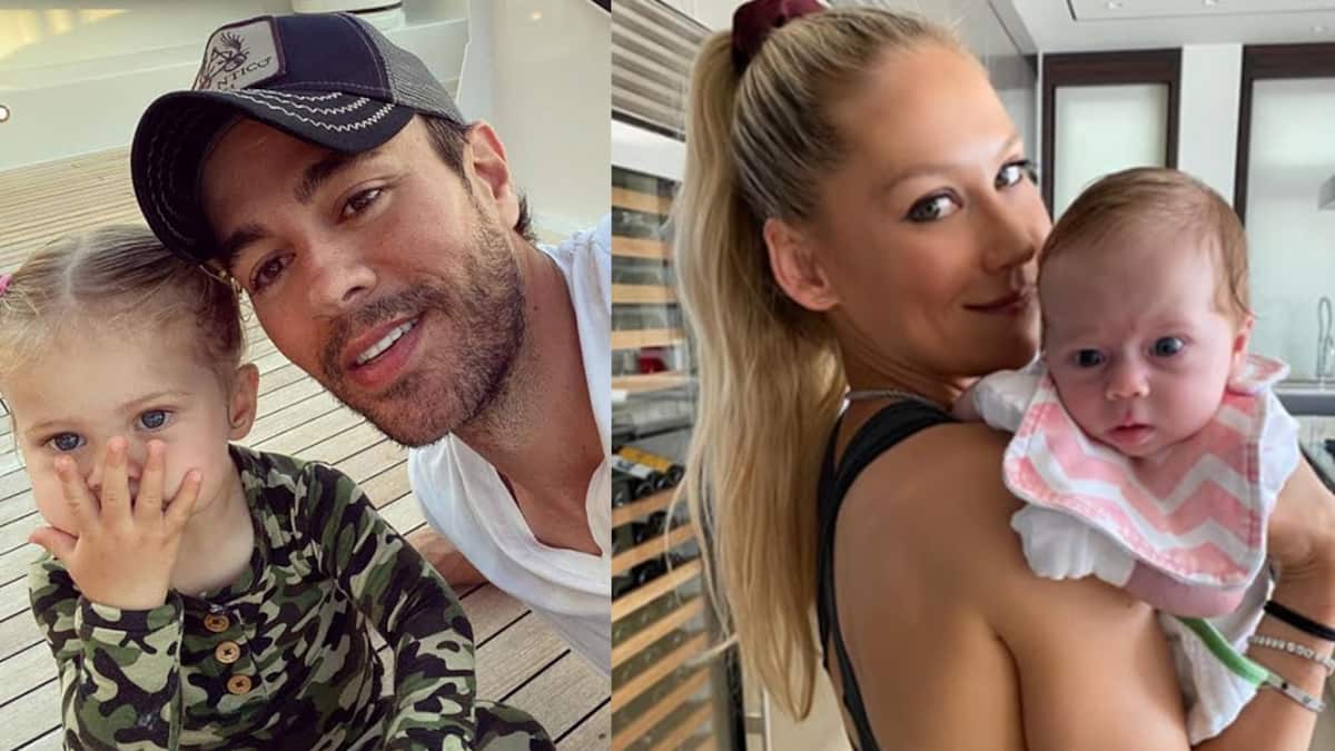 Anna Kournikova y Enrique Iglesias hijos