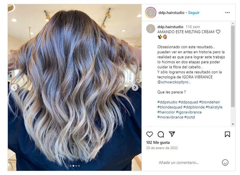 Las mechas 'melting creamy' son la última tendencia en cuanto a coloración de cabello