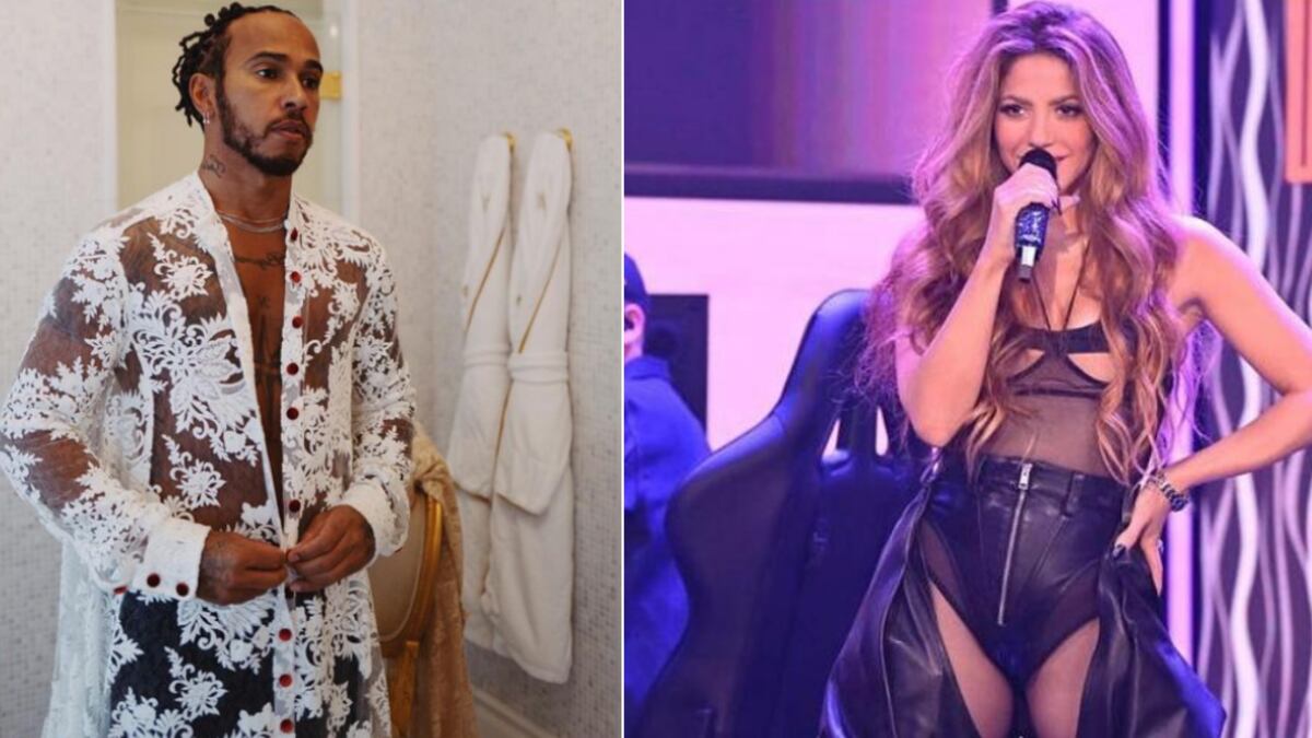 Shakira y Lewis Hamilton