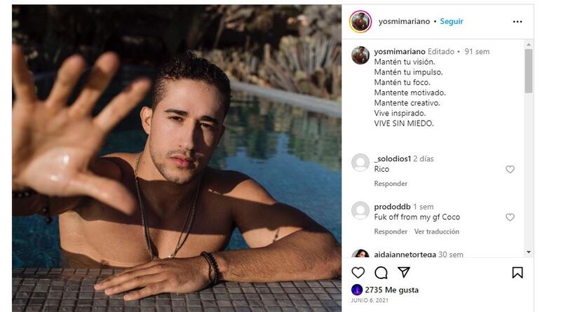 Livia Brito y Mariano Martínez se conocieron entrenando juntos