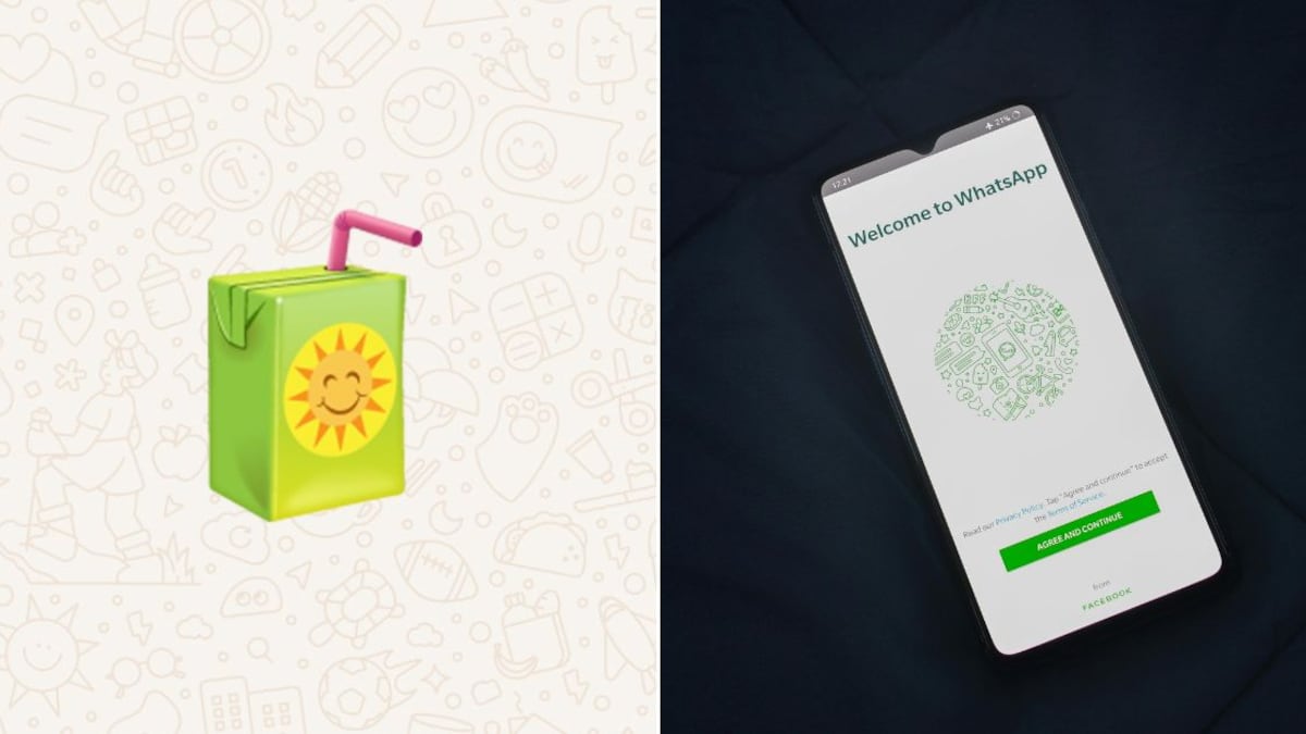El emoji del juguito resulta confuso para algunos de los usuarios de WhatsApp