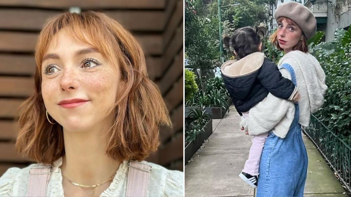 Natalia Téllez debutó en la maternidad a comienzos de 2022
