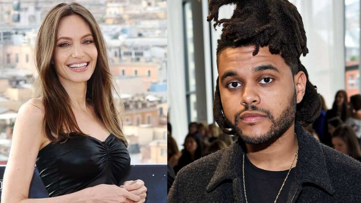 Angelina Jolie y The Weeknd