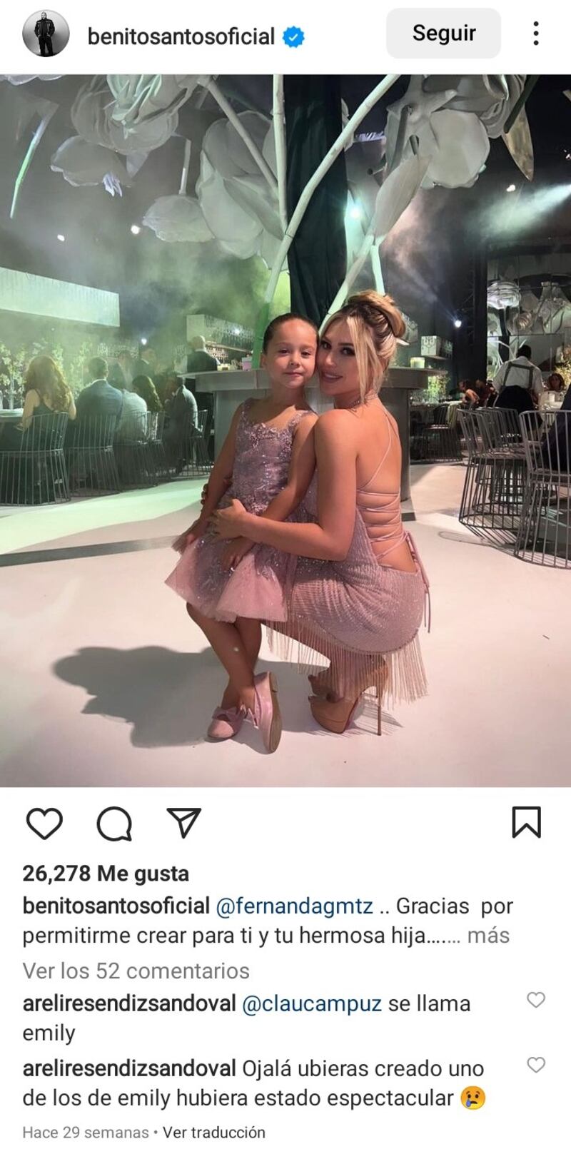 Fernanda Gómez y su hija, "Mafer" Álvarez, cautivaron con sus looks coordinados en al fiesta de 15 años de Emily Cinnamon