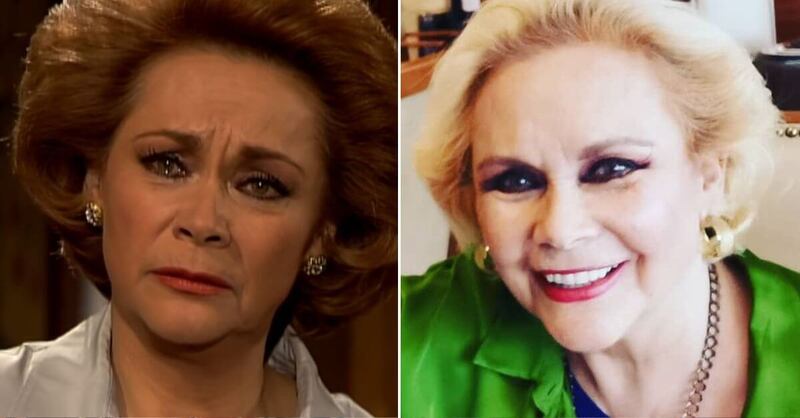 Norma Herrera en 'La dueña' y en la actualidad