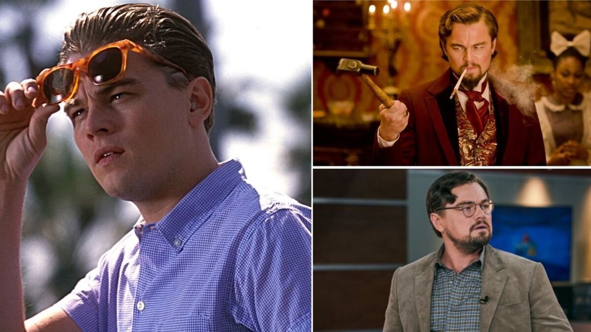 Escenas de las películas Atrápame si puedes, Django sin cadenas y No miren arriba