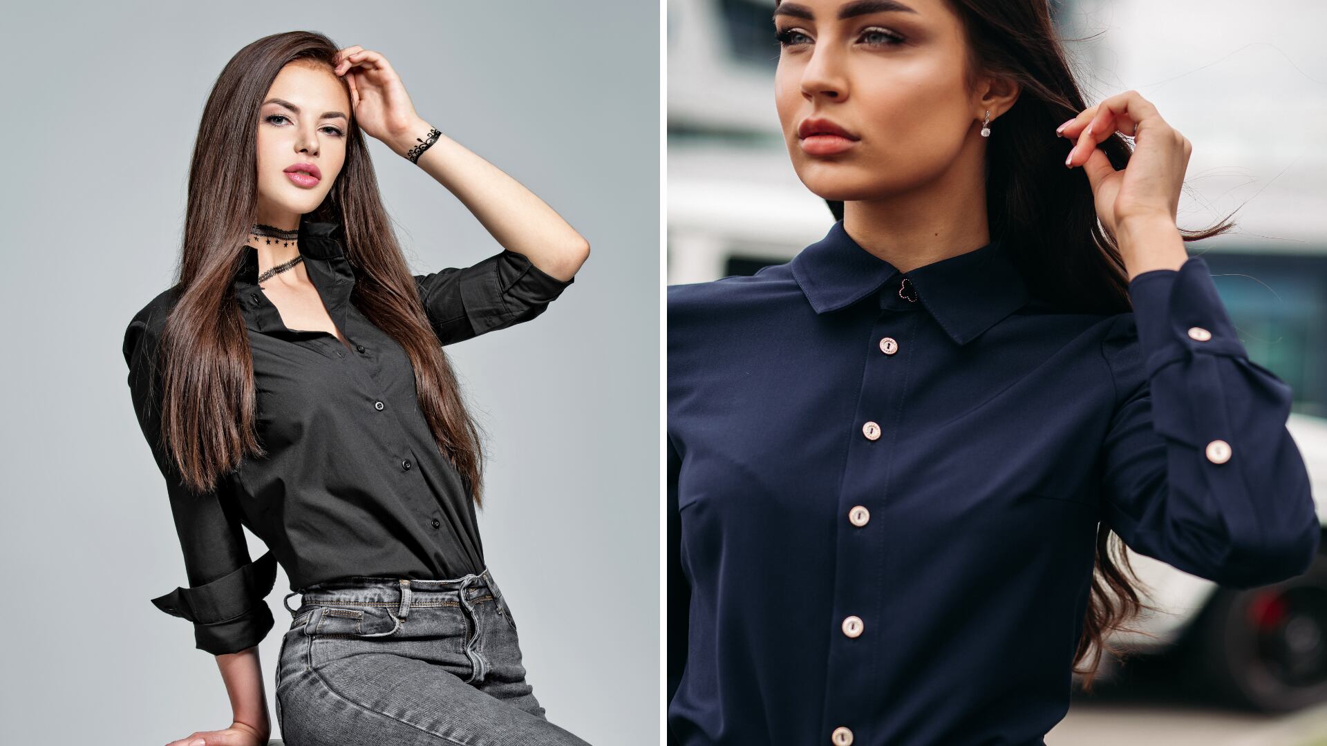 Formas de llevar una camisa negra.