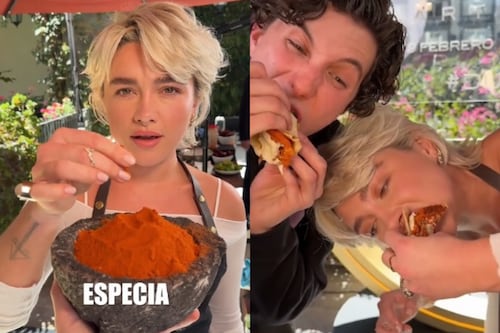Estalla de risa con la reacción de Florence Pugh al probar el delicioso plato mexicano de tacos al pastor
