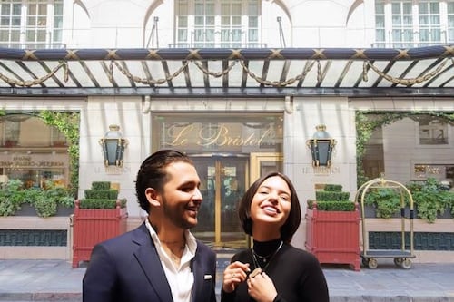 Ángela Aguilar y Nodal se hospedaron en lujoso hotel en París de ¡400 mil pesos la noche!