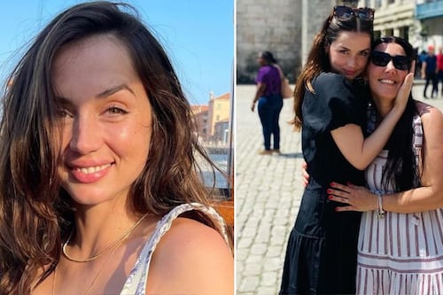 Las fotos de Ana de Armas en su regreso a Cuba: lloró al reencontrarse con una de sus amigas