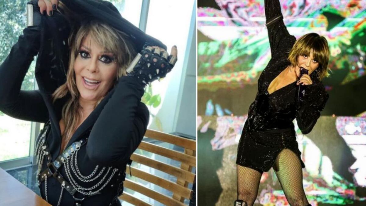 Alejandra Guzmán sufre extraña caída en pleno concierto