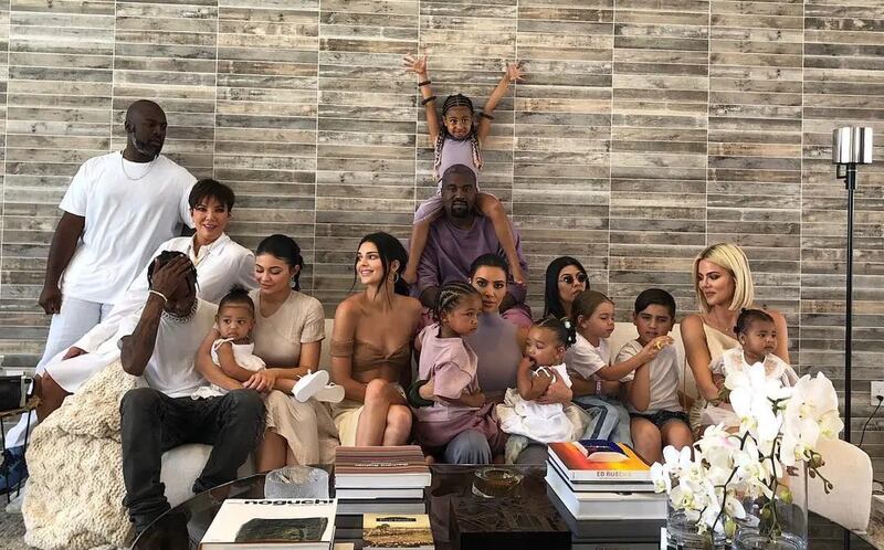 Kris Jenner apareció junto a su nieta Dream.