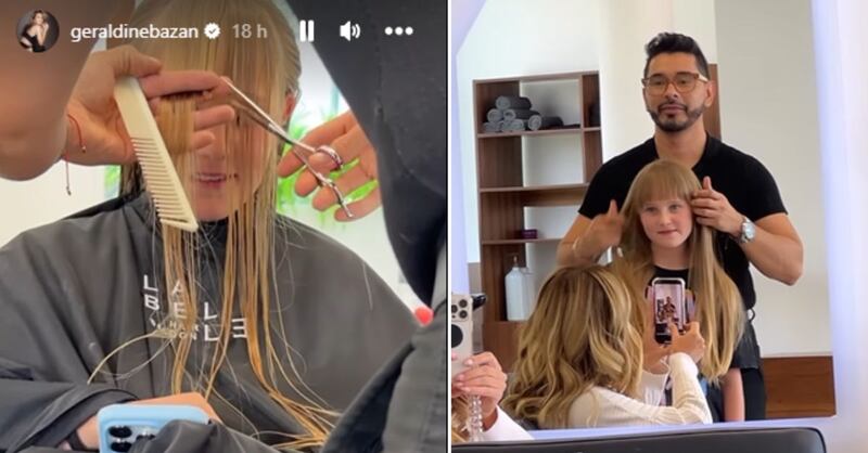 Geraldine Bazán parece hermana de sus hijas: “La menor impresiona con un cambio de look”