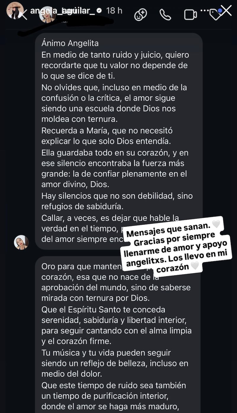 Fan compara a Ángela Aguilar con la Virgen María